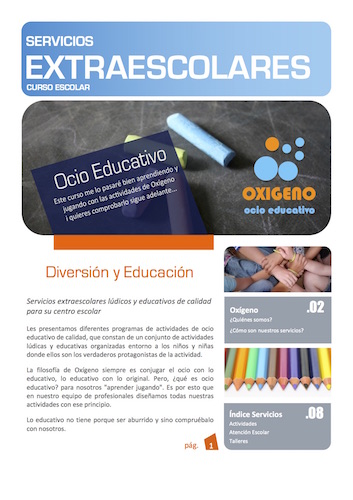 044_servicios_extraescolares_oxigeno_ocio_educativo Educación - Oxígeno Gestión