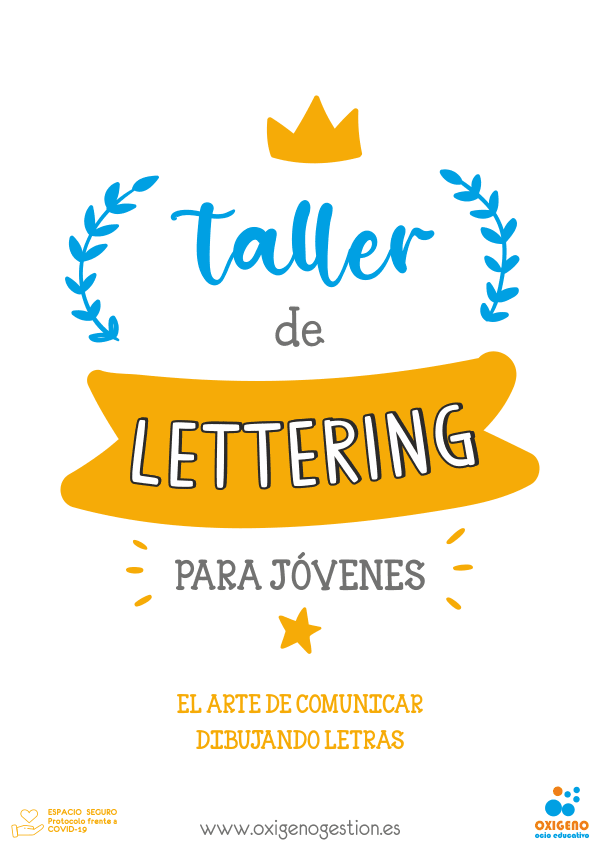 Taller de Lettering para Jóvenes en Galicia Oxígeno Gestión